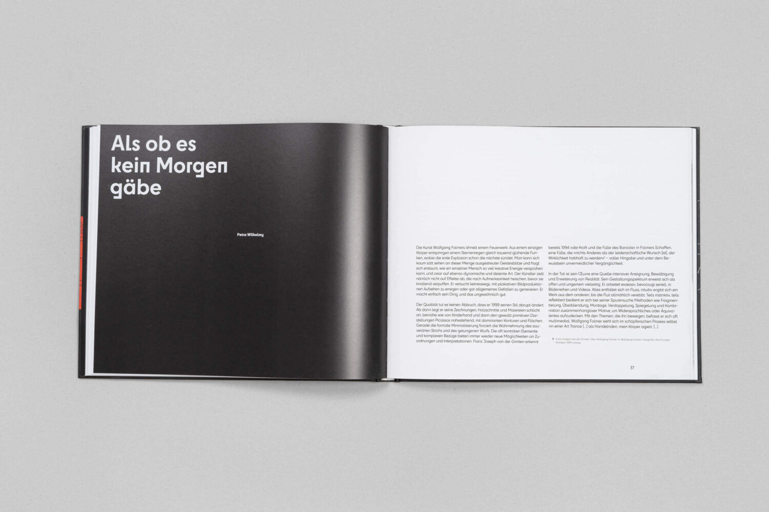 Typografie in „Gegebenheiten“