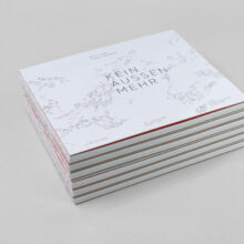 Editorial-Design: Cover „Kein Außen mehr“ vom Kunstmuseum Albstadt.