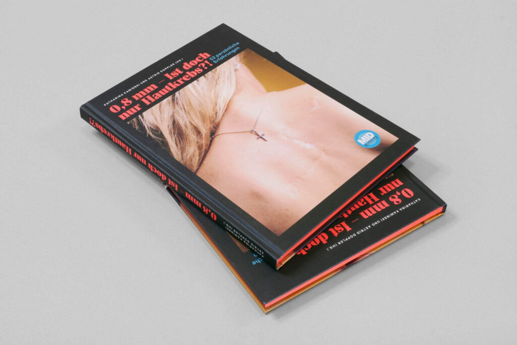 Cover „0,8 mm – ist doch nur Hautkrebs“ Melanom Info Deutschland.